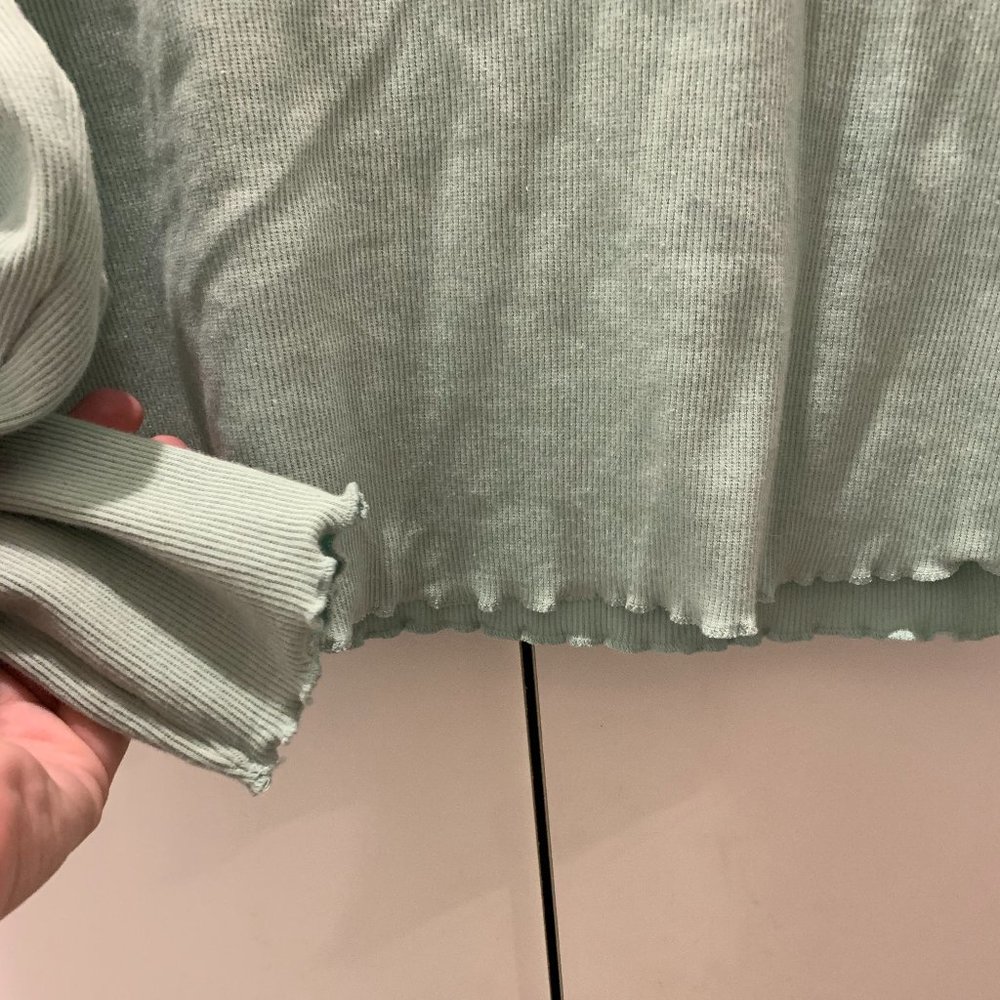 ASOS Warehouse Ribbed Long Sleeved Top - Picture 5 of 5